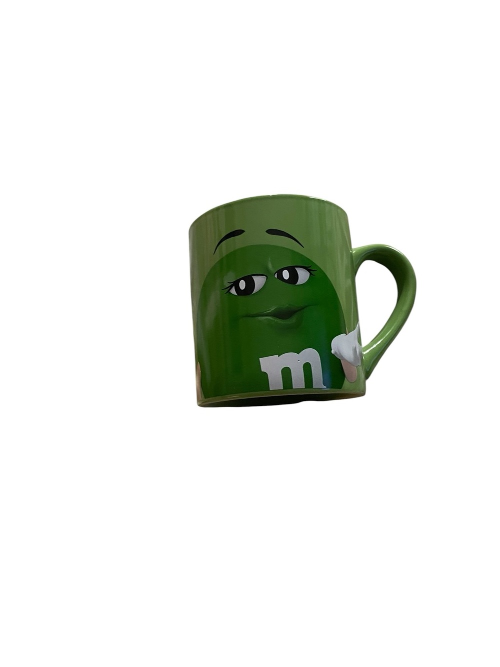 M&M'S Light Green Ceramic Coffee Mug with Printed Base